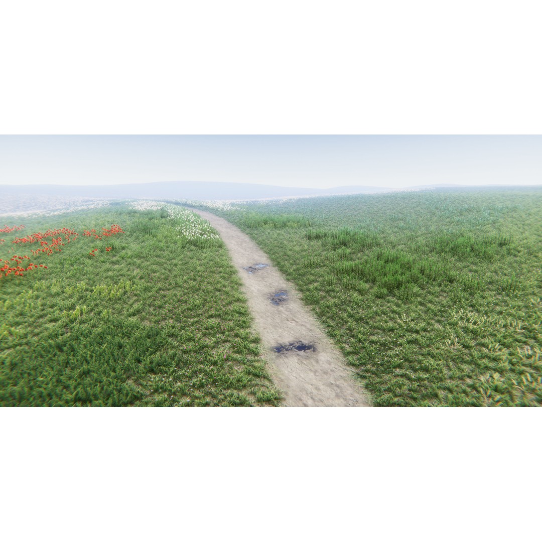 Realistic Grass Flowers Pack 3D Model – High Quality Textures for Unity - View 46