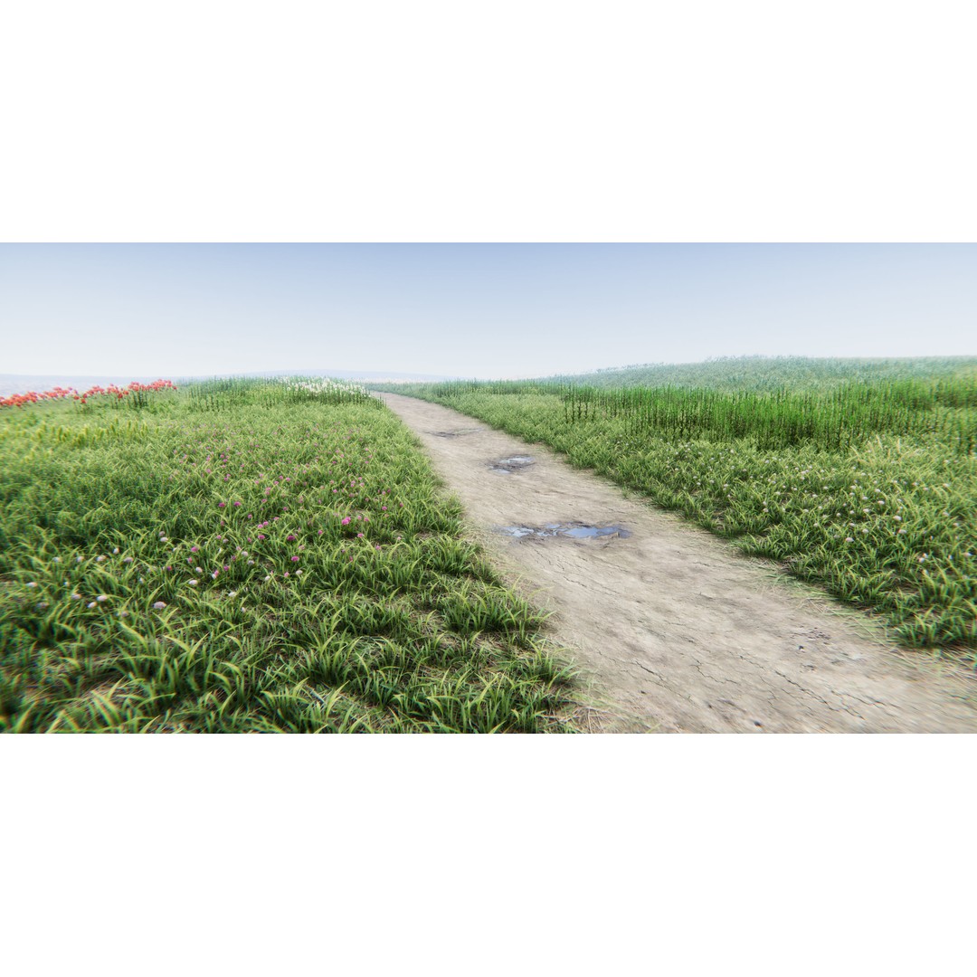 Realistic Grass Flowers Pack 3D Model – High Quality Textures for Unity - View 48