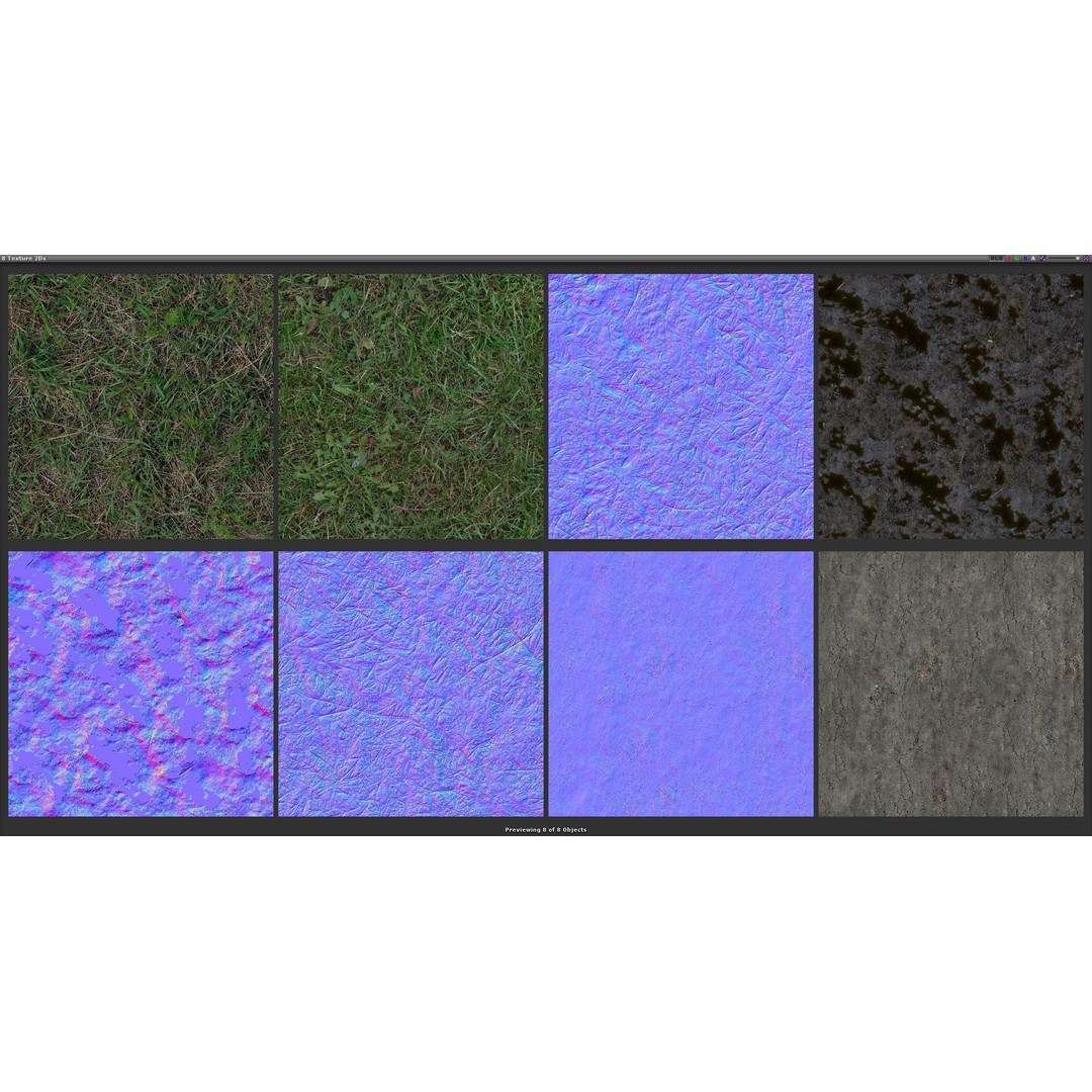 Realistic Grass Flowers Pack 3D Model – High Quality Textures for Unity - View 5