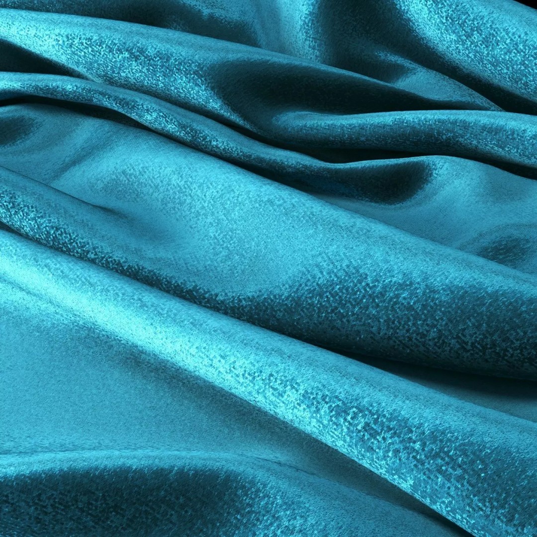 Marble Velvet Material Texture 3D Model – PBR Fabric with UV Mapping - View 2