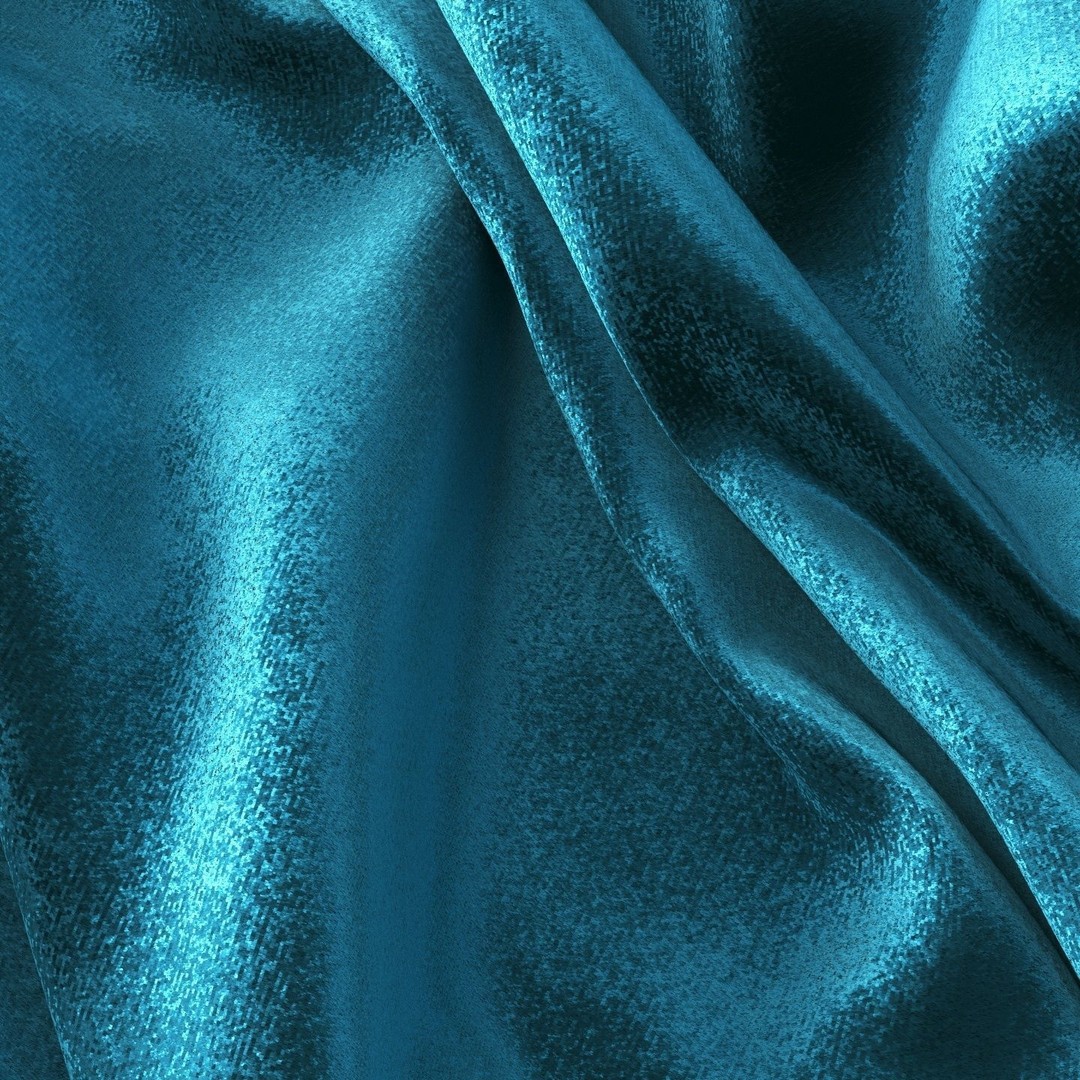 Marble Velvet Material Texture 3D Model – PBR Fabric with UV Mapping - View 4