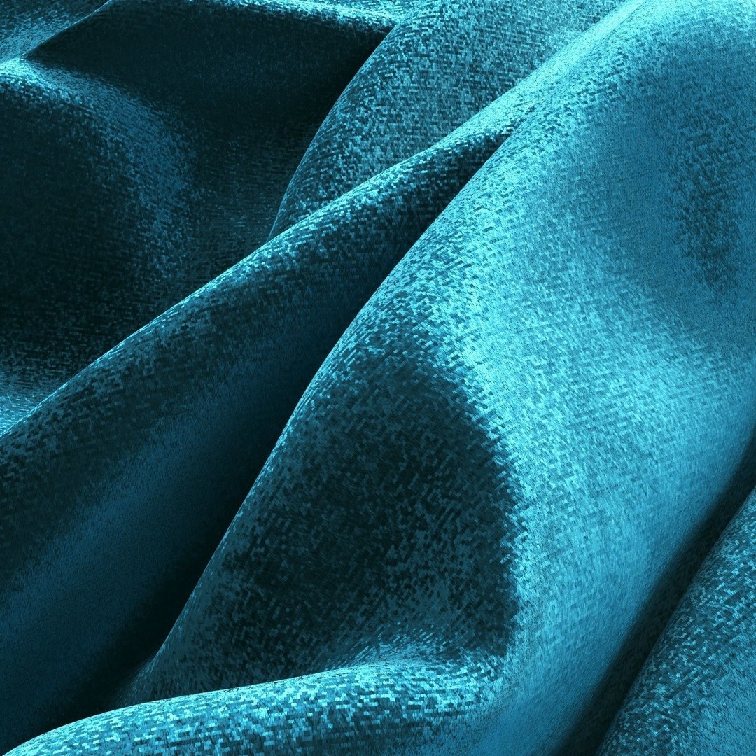 Marble Velvet Material Texture 3D Model – PBR Fabric with UV Mapping - View 5