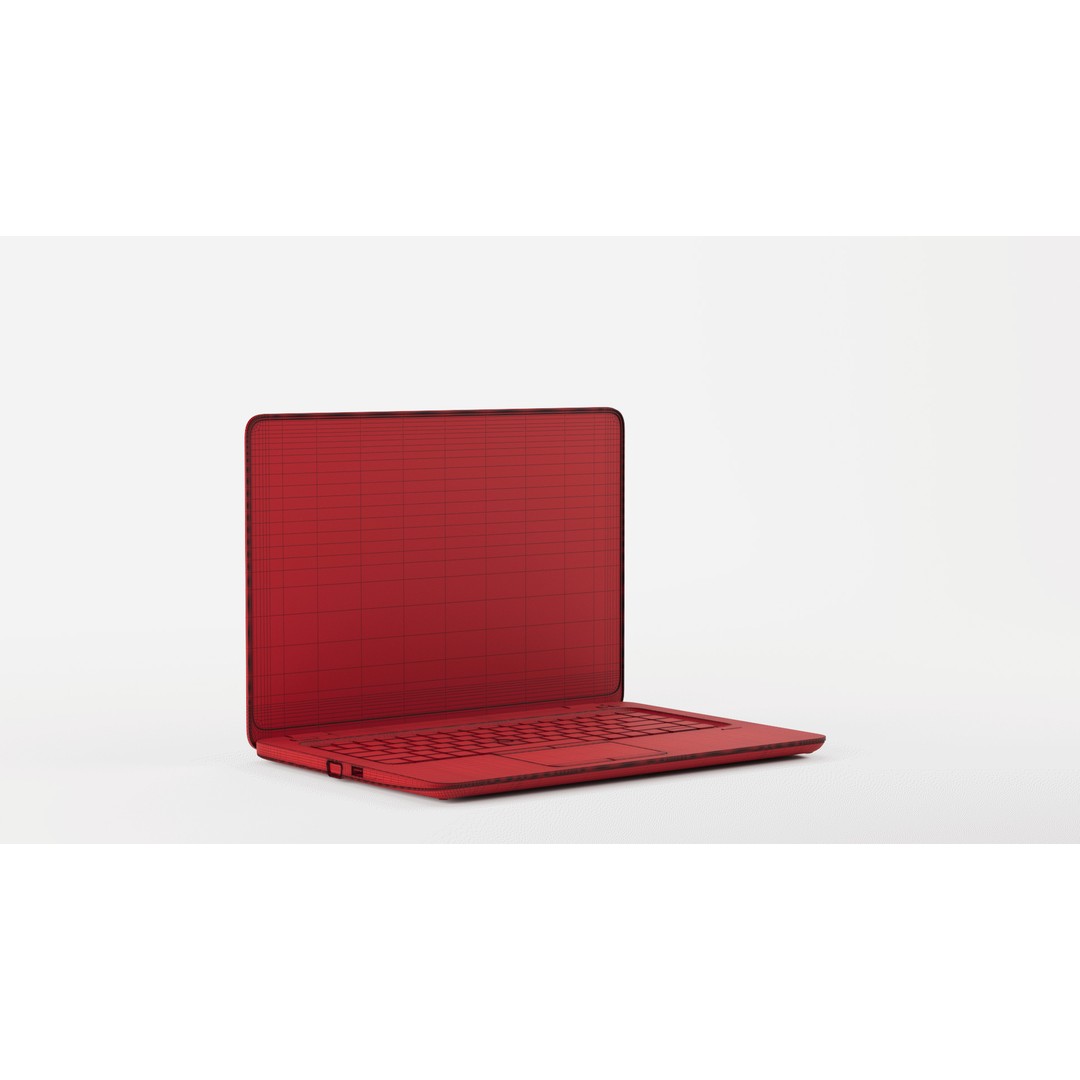 HP ProBook Business Laptop 3D Model – High Detail PBR Asset, FBX, OBJ