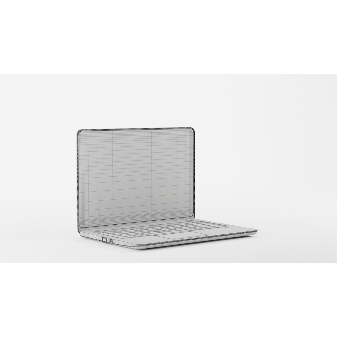 HP ProBook Business Laptop 3D Model – High Detail PBR Asset, FBX, OBJ - View 13