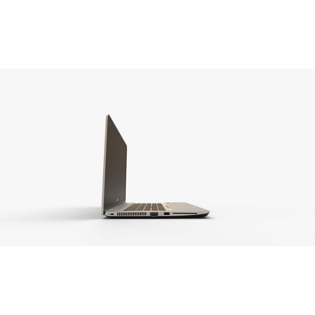 HP ProBook Business Laptop 3D Model – High Detail PBR Asset, FBX, OBJ - View 3