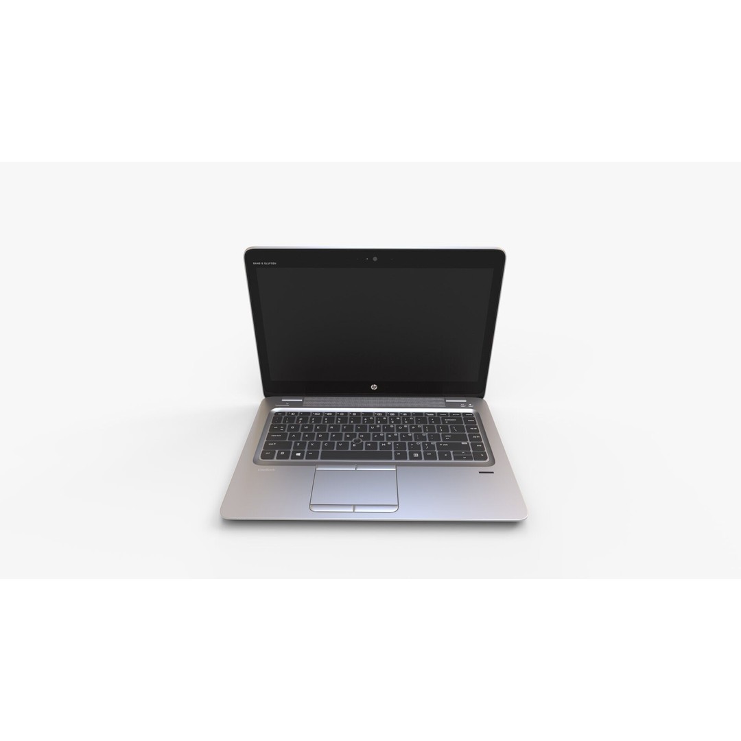 HP ProBook Business Laptop 3D Model – High Detail PBR Asset, FBX, OBJ - View 9
