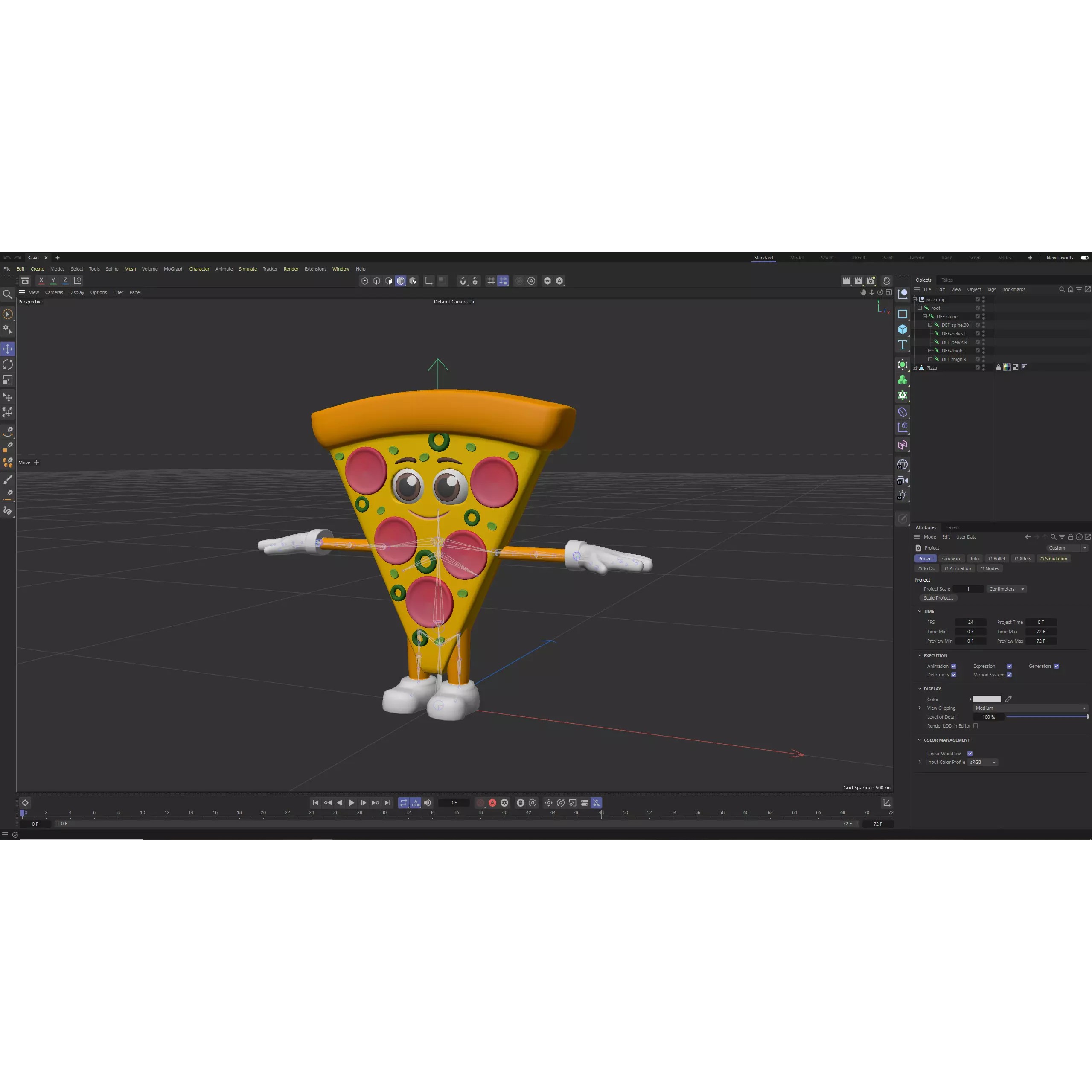 Cartoon Characters Snacks - Low-Poly Game-Ready 3D Model - View 13