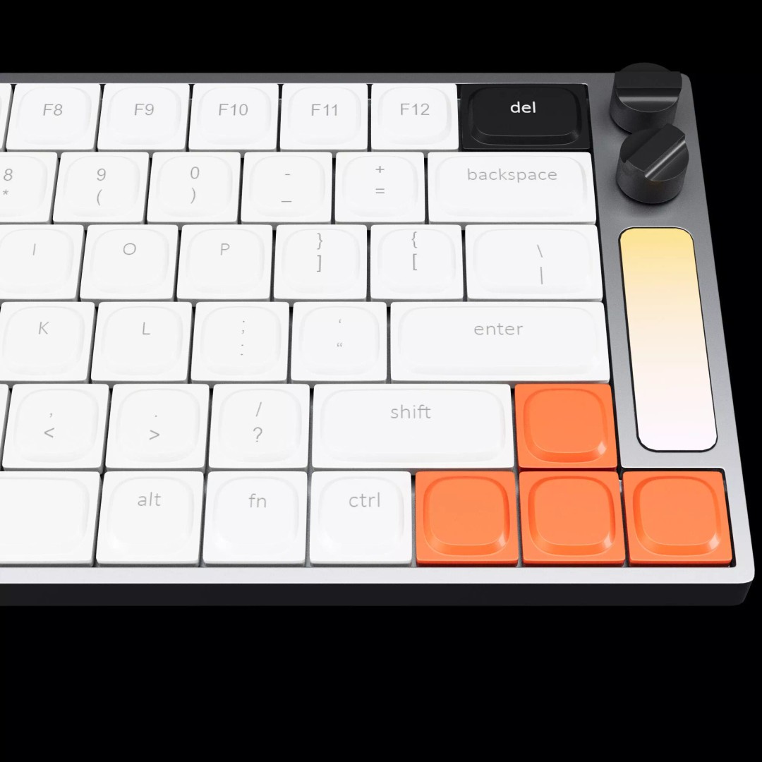 Custom Mechanical Keyboard 3D Model – High-Quality PBR Asset, FBX, OBJ - View 11
