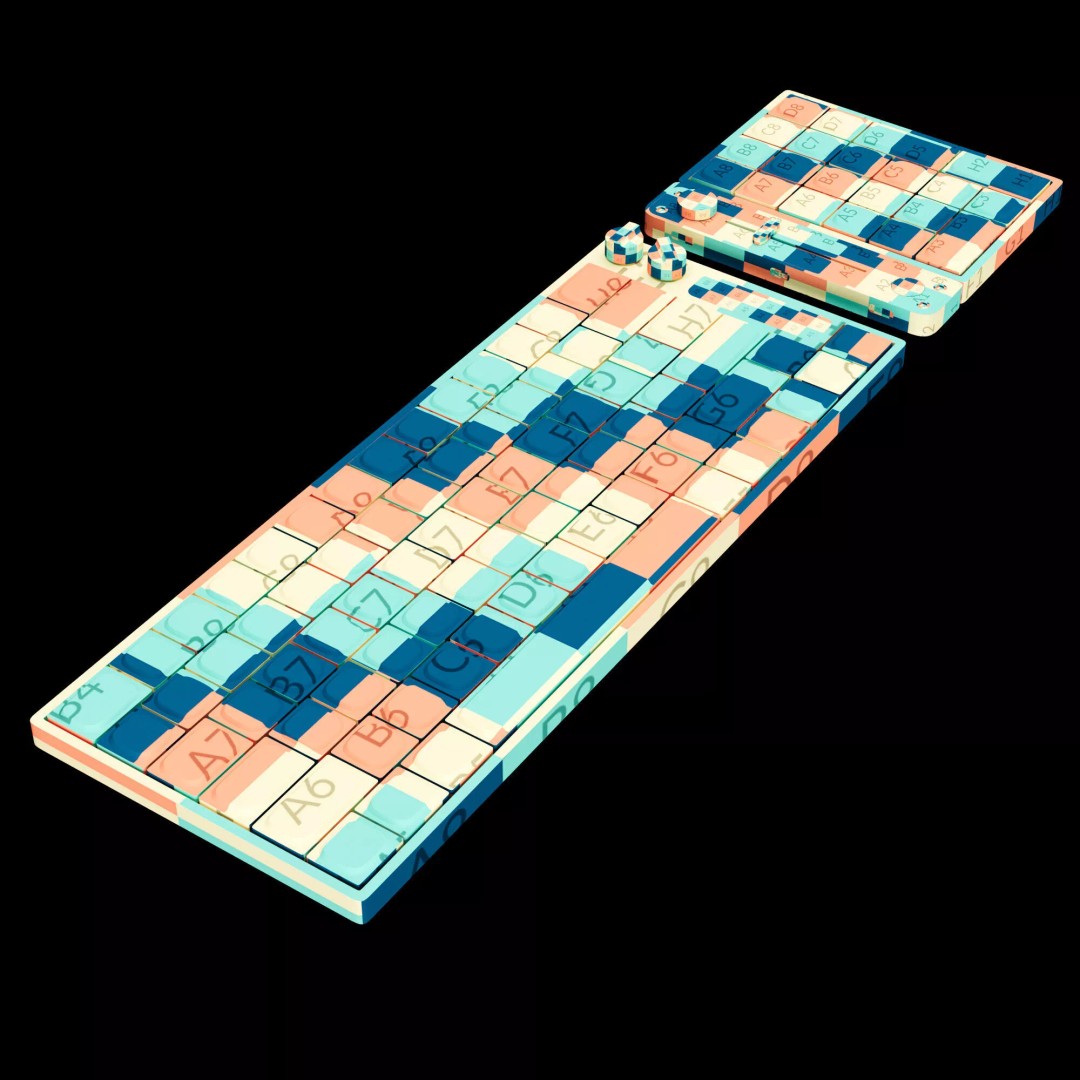 Custom Mechanical Keyboard 3D Model – High-Quality PBR Asset, FBX, OBJ - View 4