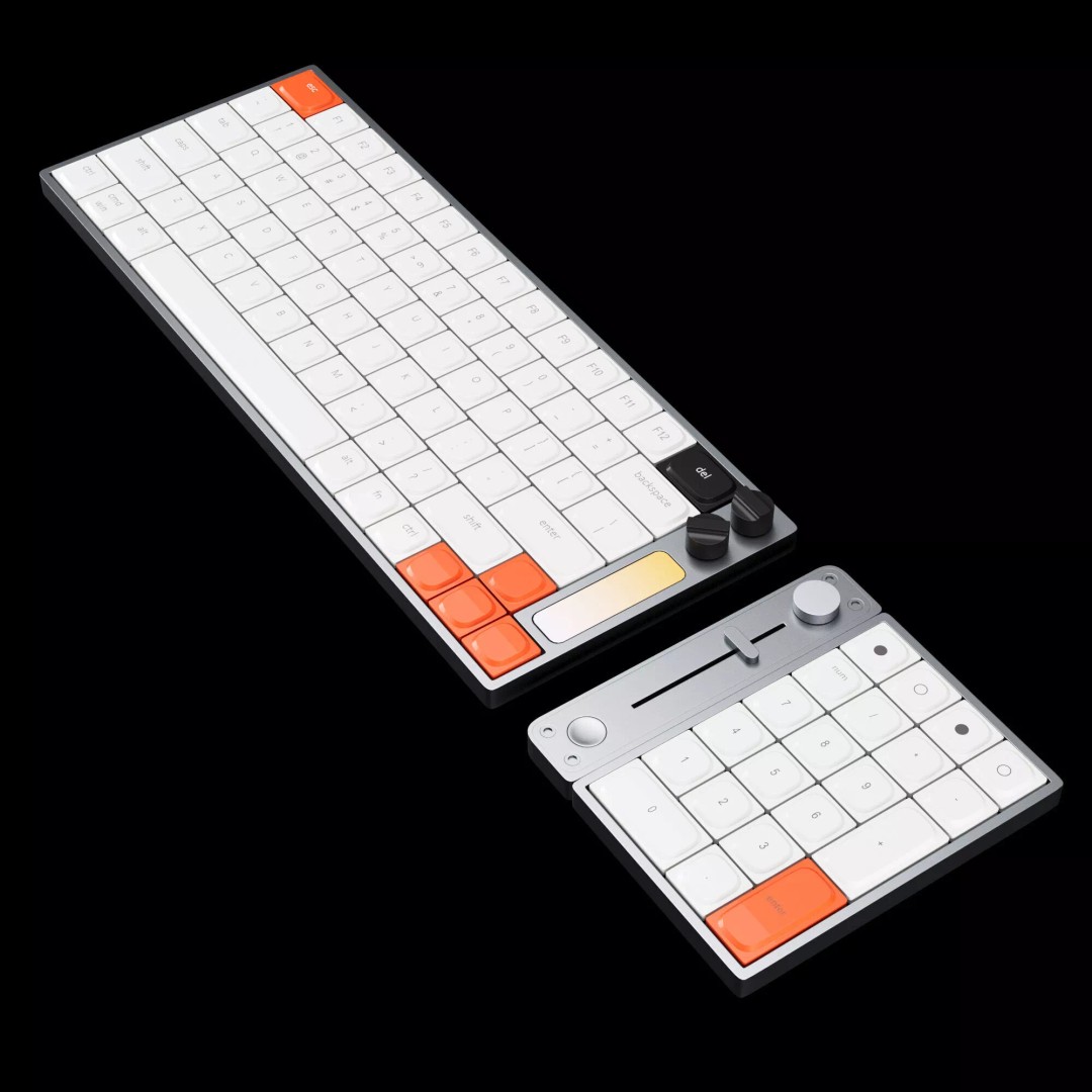Custom Mechanical Keyboard 3D Model – High-Quality PBR Asset, FBX, OBJ - View 5