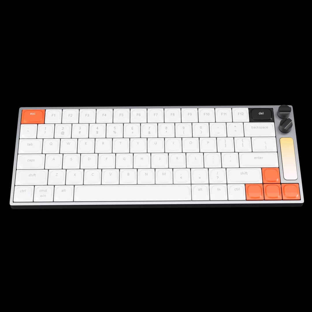 Custom Mechanical Keyboard 3D Model – High-Quality PBR Asset, FBX, OBJ - View 7