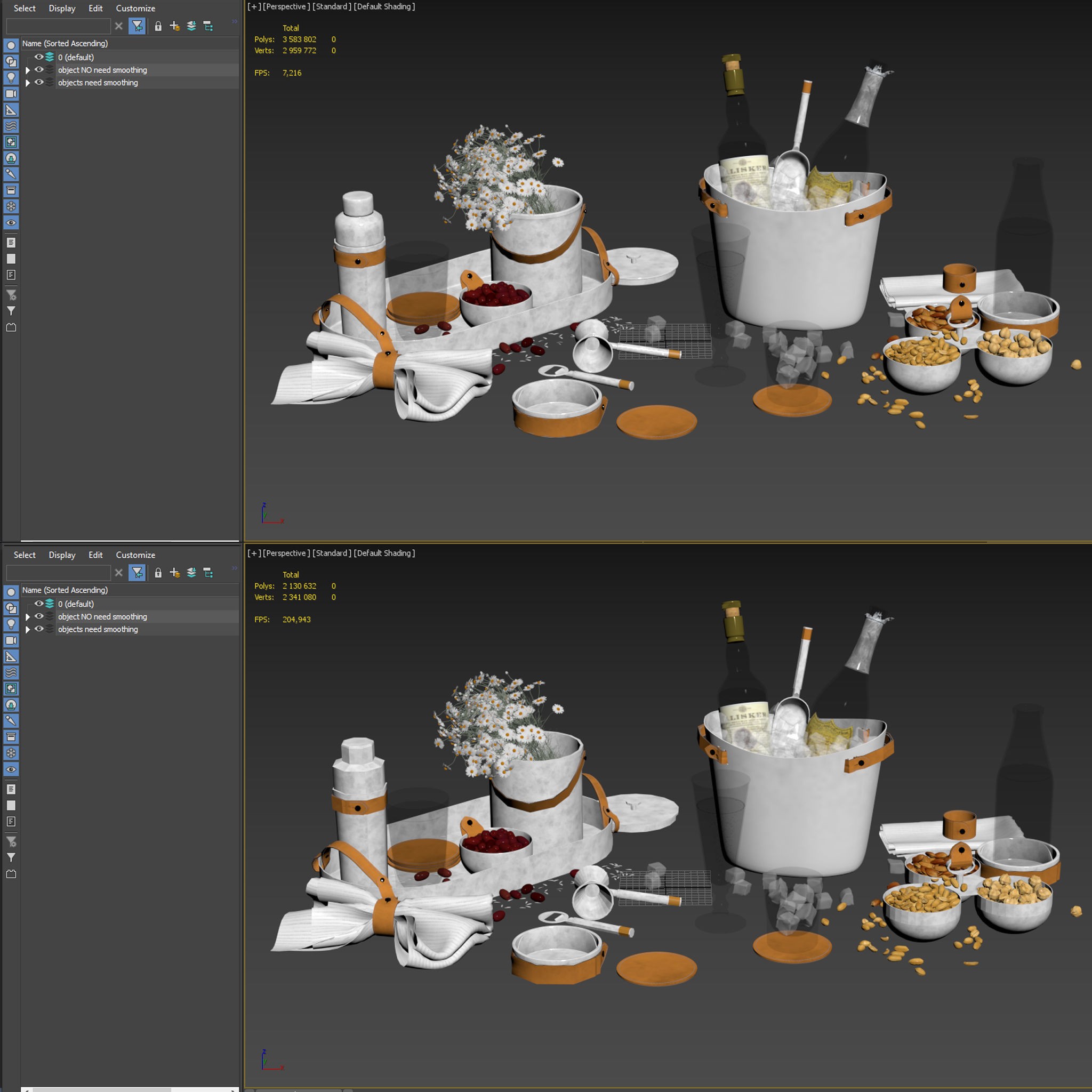 Bar Decor Collection - Game-Ready 3D Model - View 12
