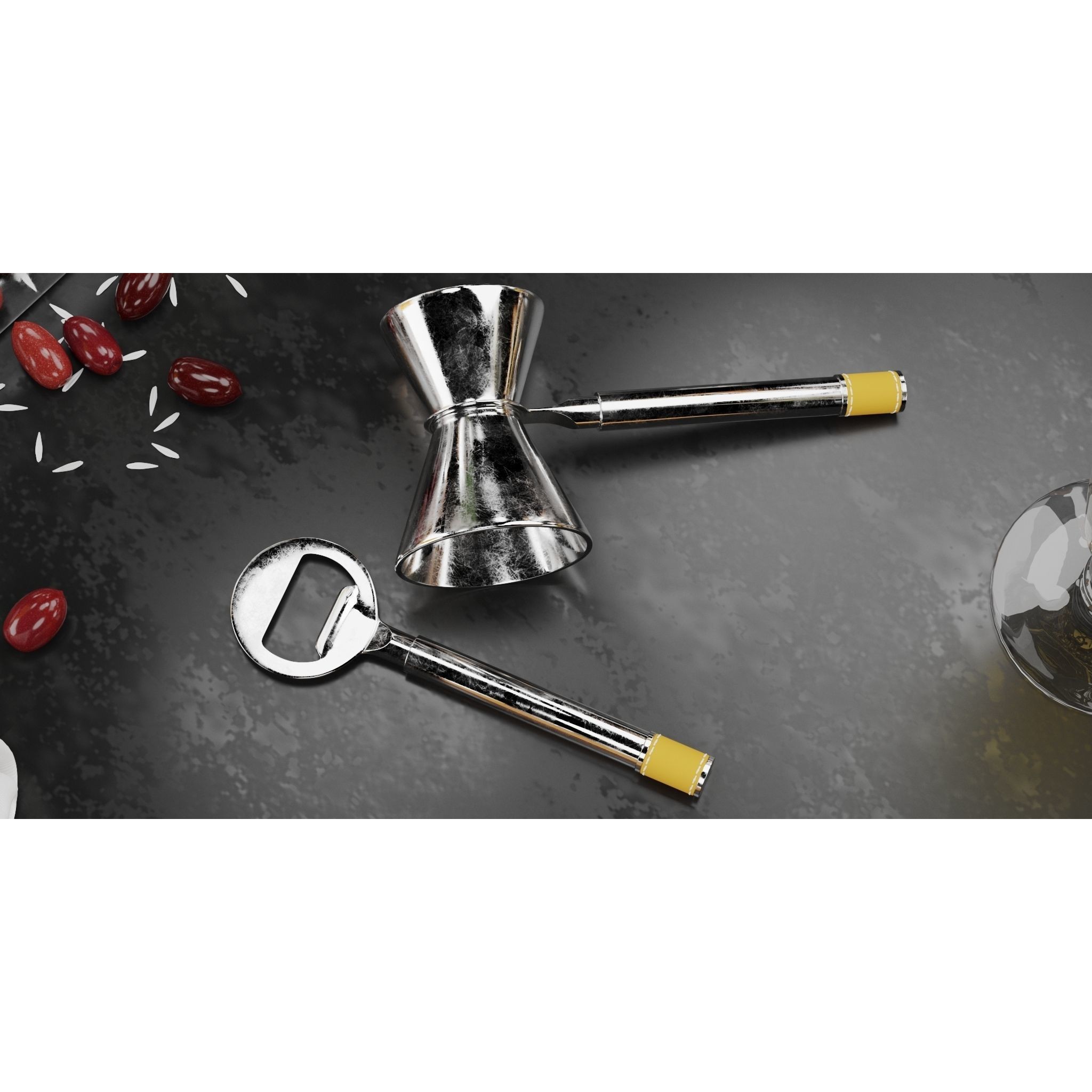 Bar Decor Collection - Game-Ready 3D Model - View 14