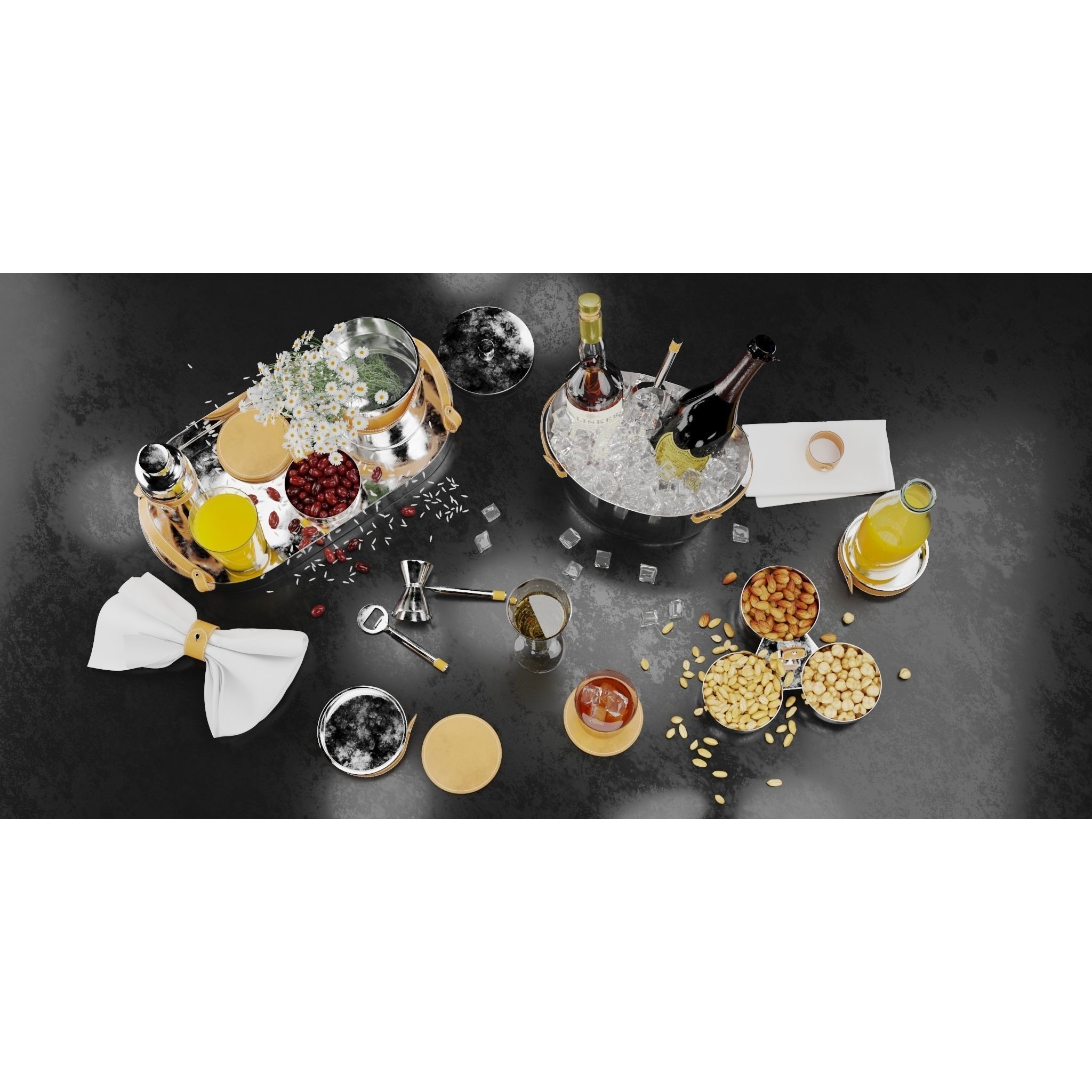 Bar Decor Collection - Game-Ready 3D Model - View 16