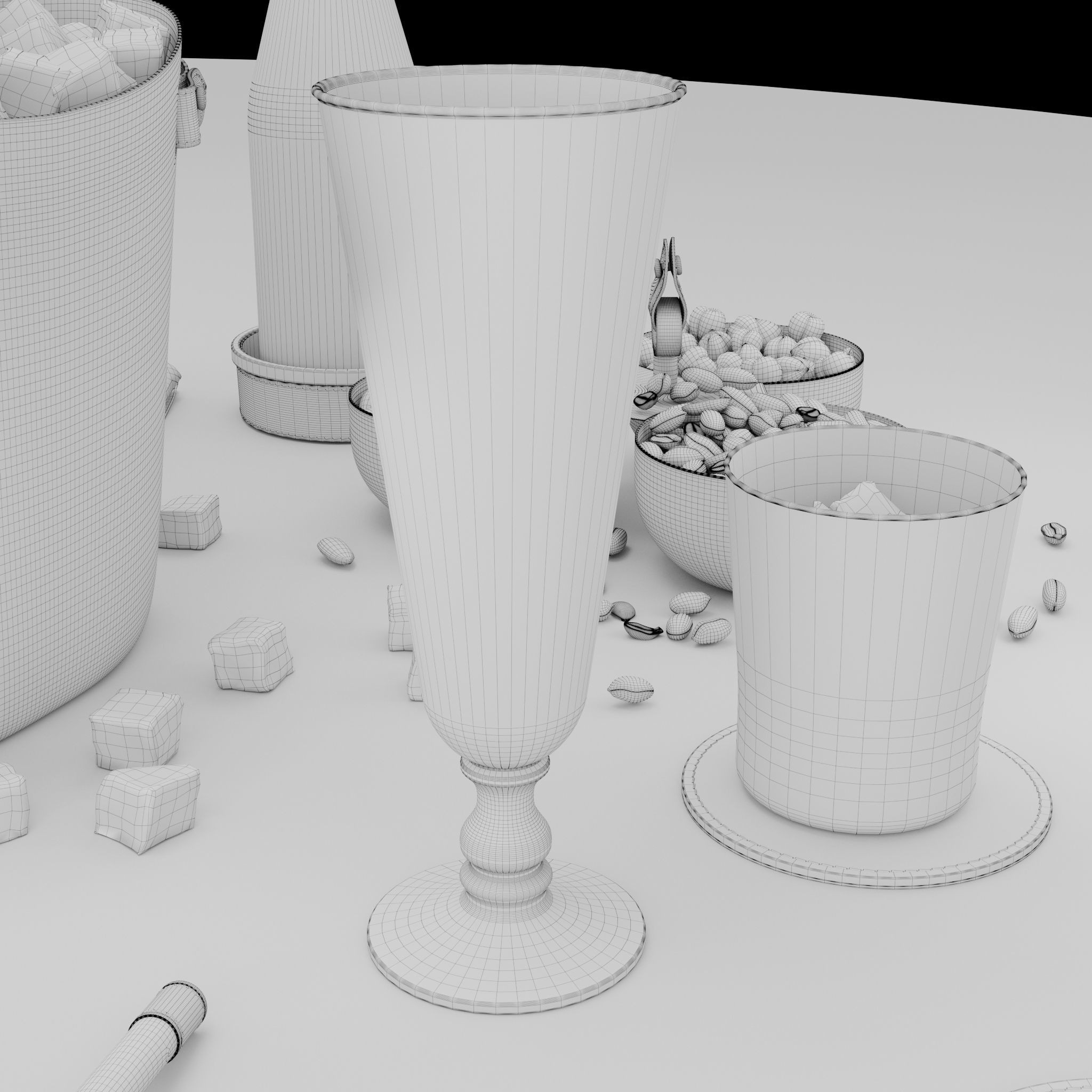 Bar Decor Collection - Game-Ready 3D Model - View 25