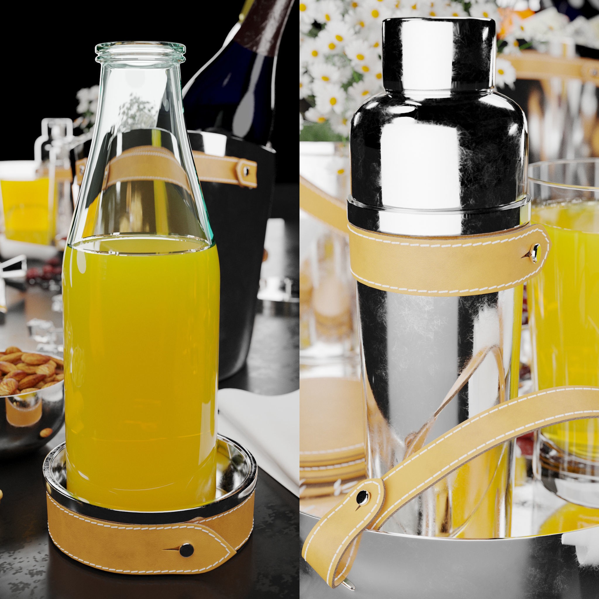 Bar Decor Collection - Game-Ready 3D Model - View 4