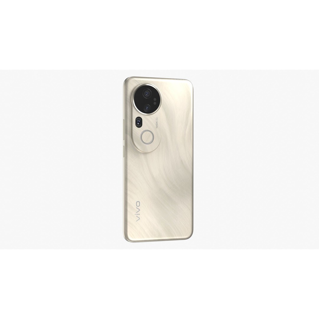 Vivo S20 Pro Gold 3D Model – High Poly Game-Ready Asset, FBX, OBJ - View 11