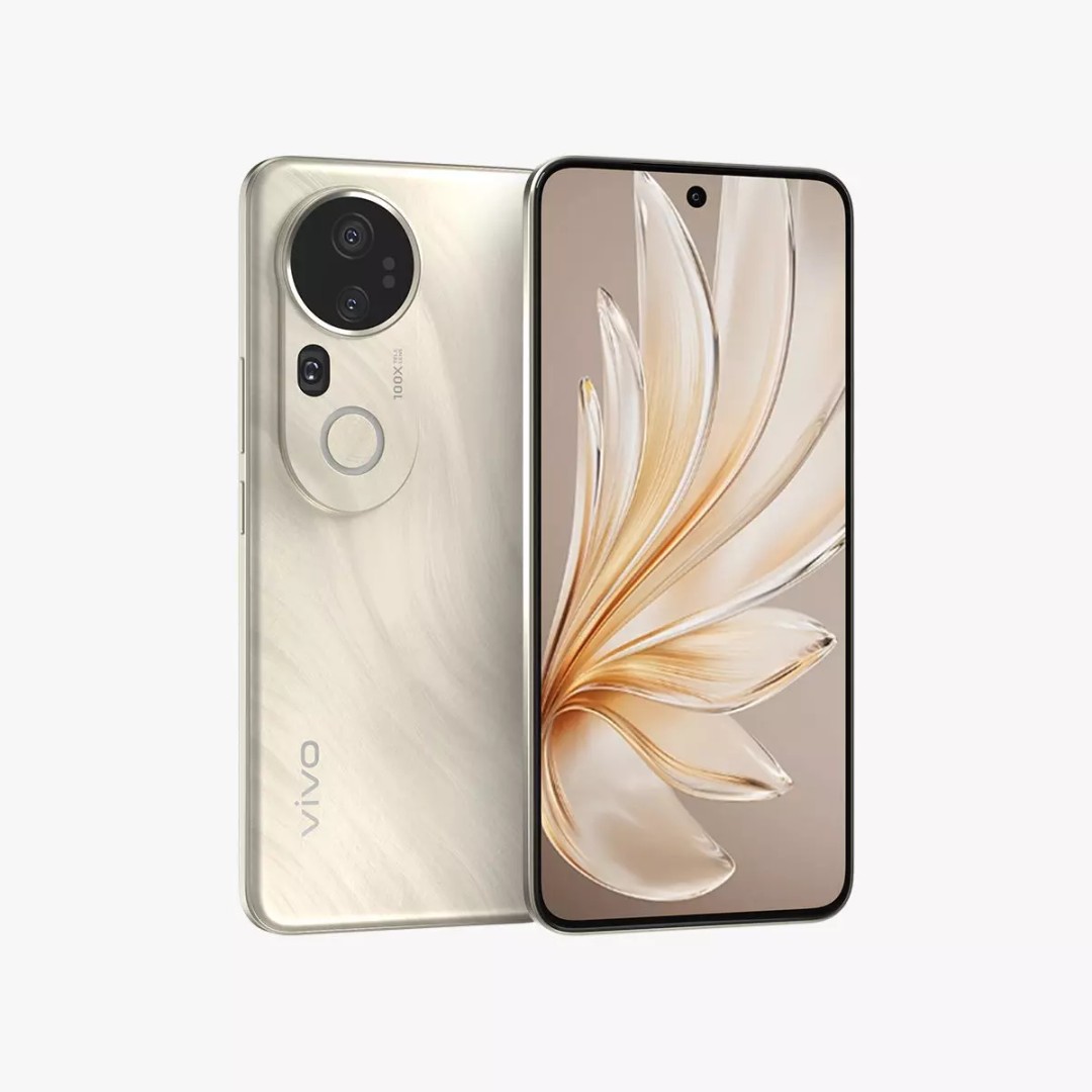 Vivo S20 Pro Gold 3D Model – High Poly Game-Ready Asset, FBX, OBJ - View 2