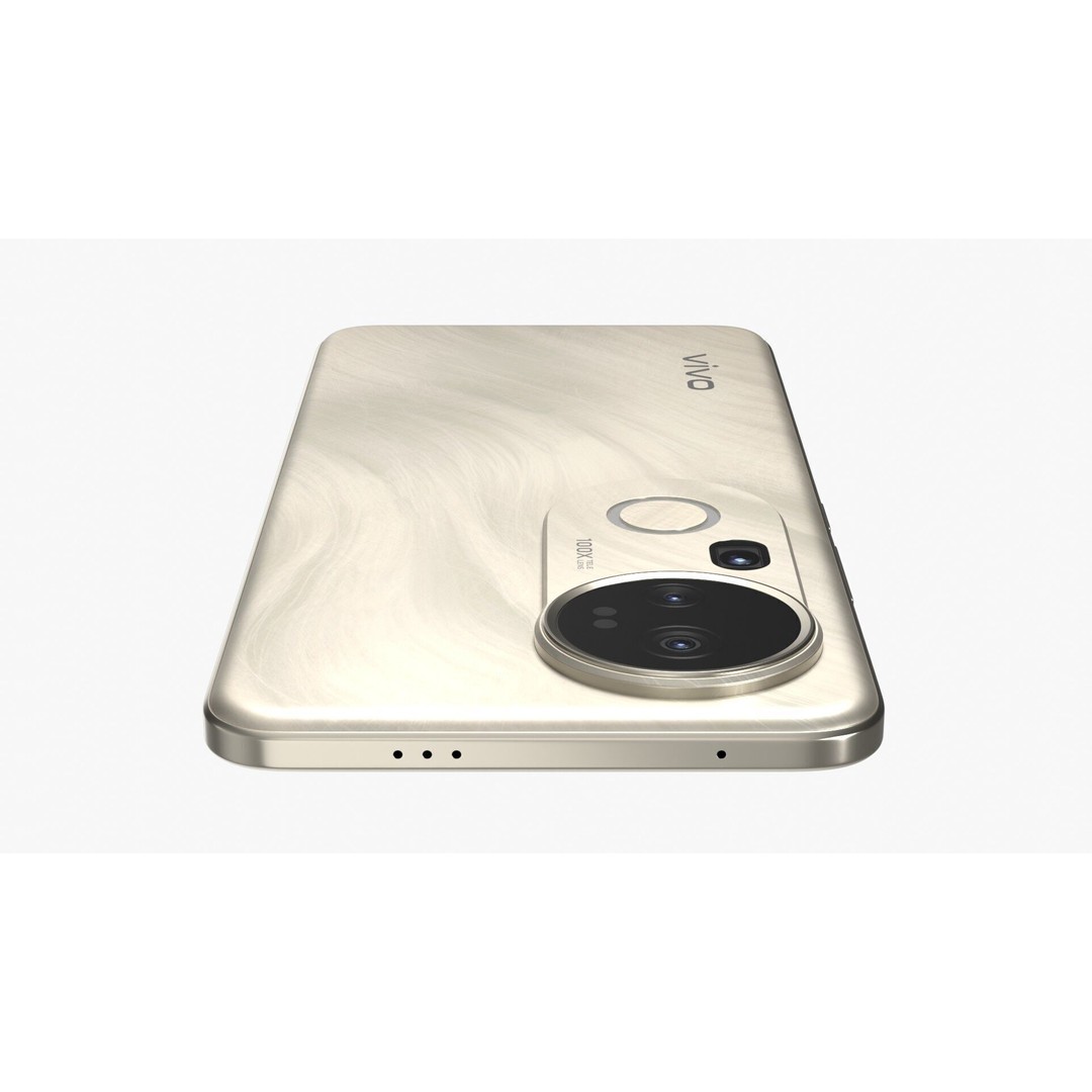 Vivo S20 Pro Gold 3D Model – High Poly Game-Ready Asset, FBX, OBJ - View 6