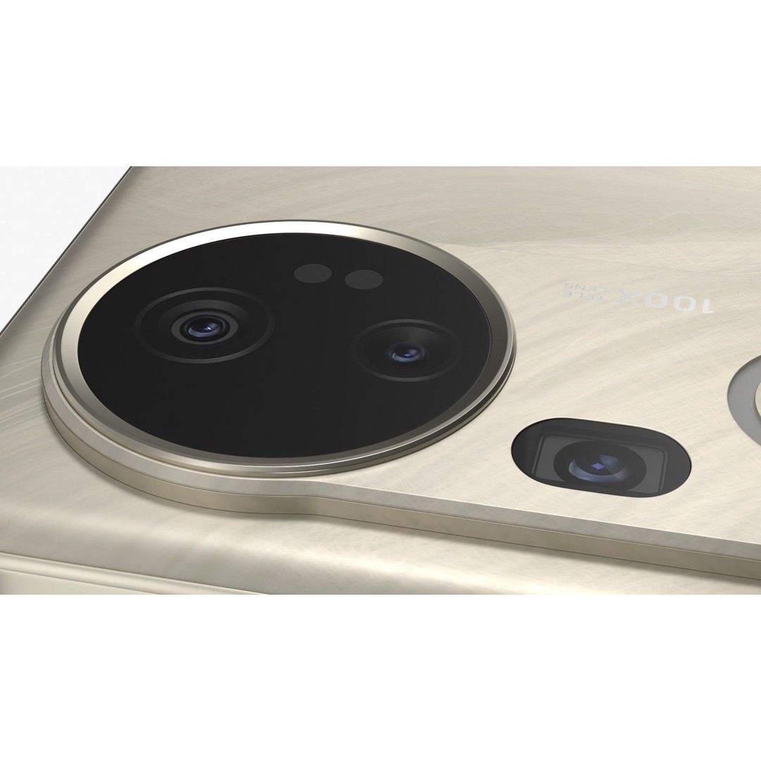 Vivo S20 Pro Gold 3D Model – High Poly Game-Ready Asset, FBX, OBJ - View 7