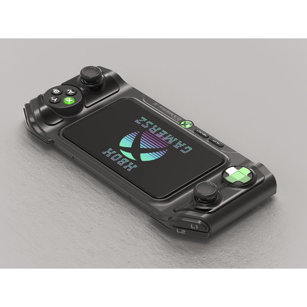 Xbox Gamepad 3D Model – Low Poly Game Asset, FBX, PBR Textures - View 6