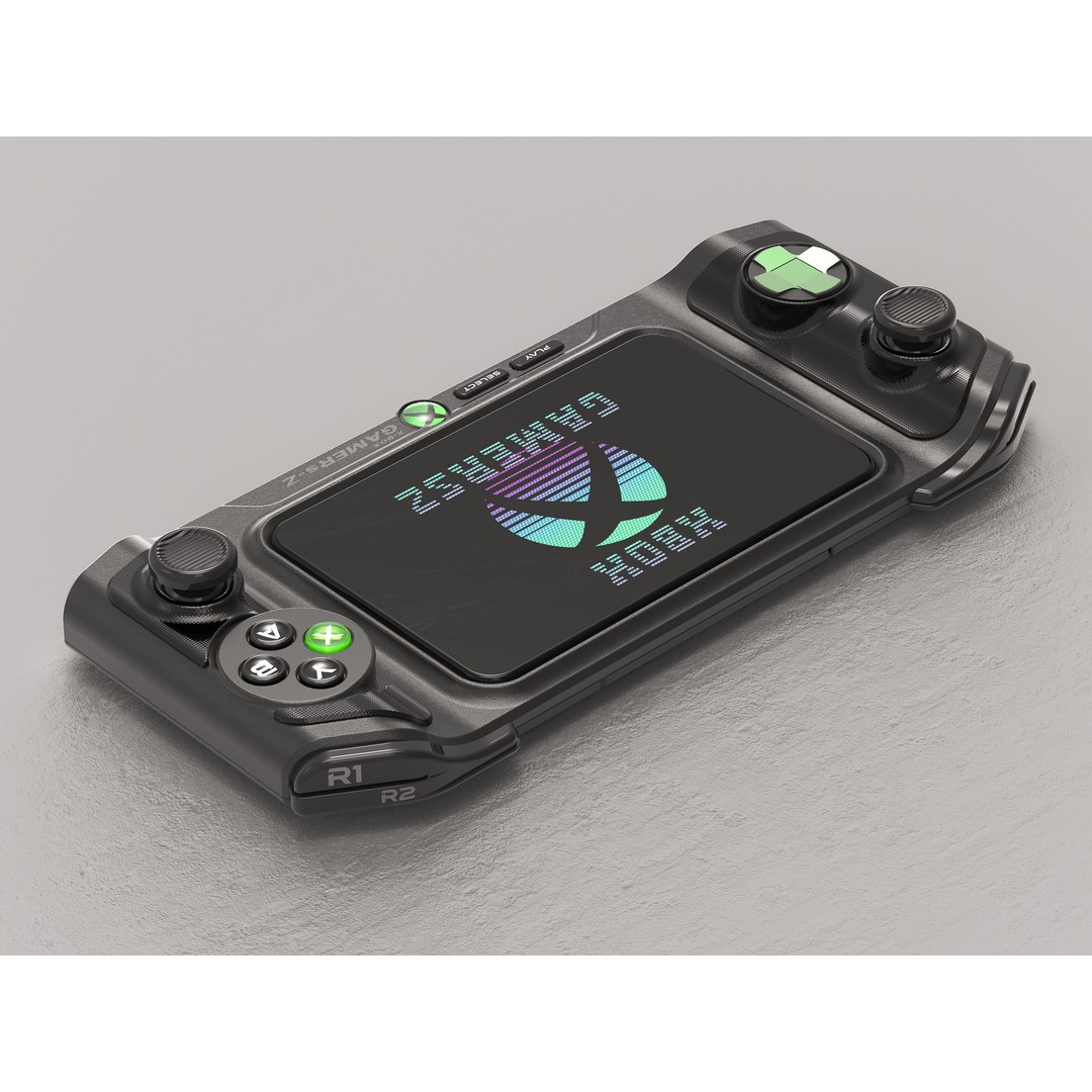 Xbox Gamepad 3D Model – Low Poly Game Asset, FBX, PBR Textures - View 7