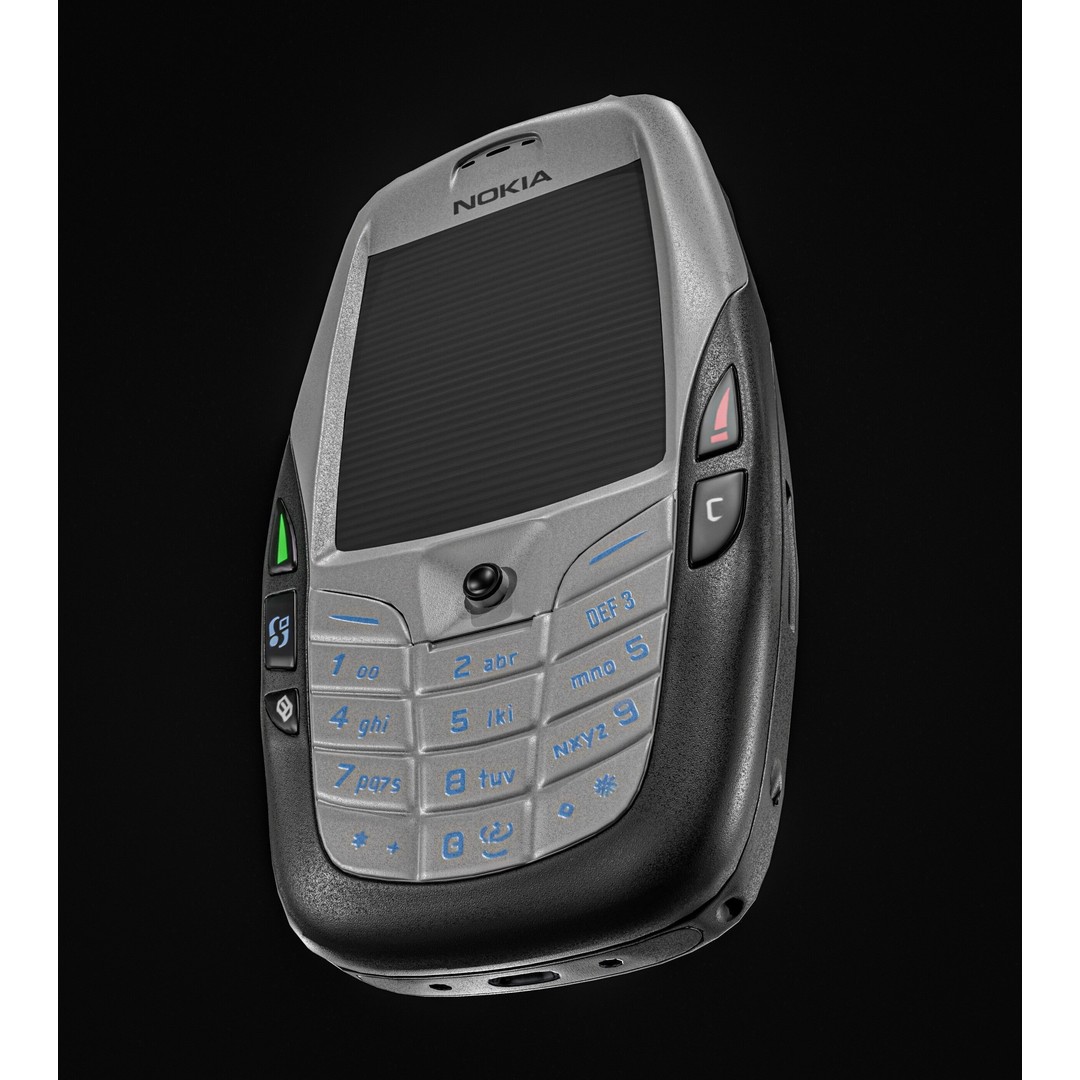 Nokia 6600 Phone 3D Model – Low Poly PBR Game Asset, FBX & Blender - View 12