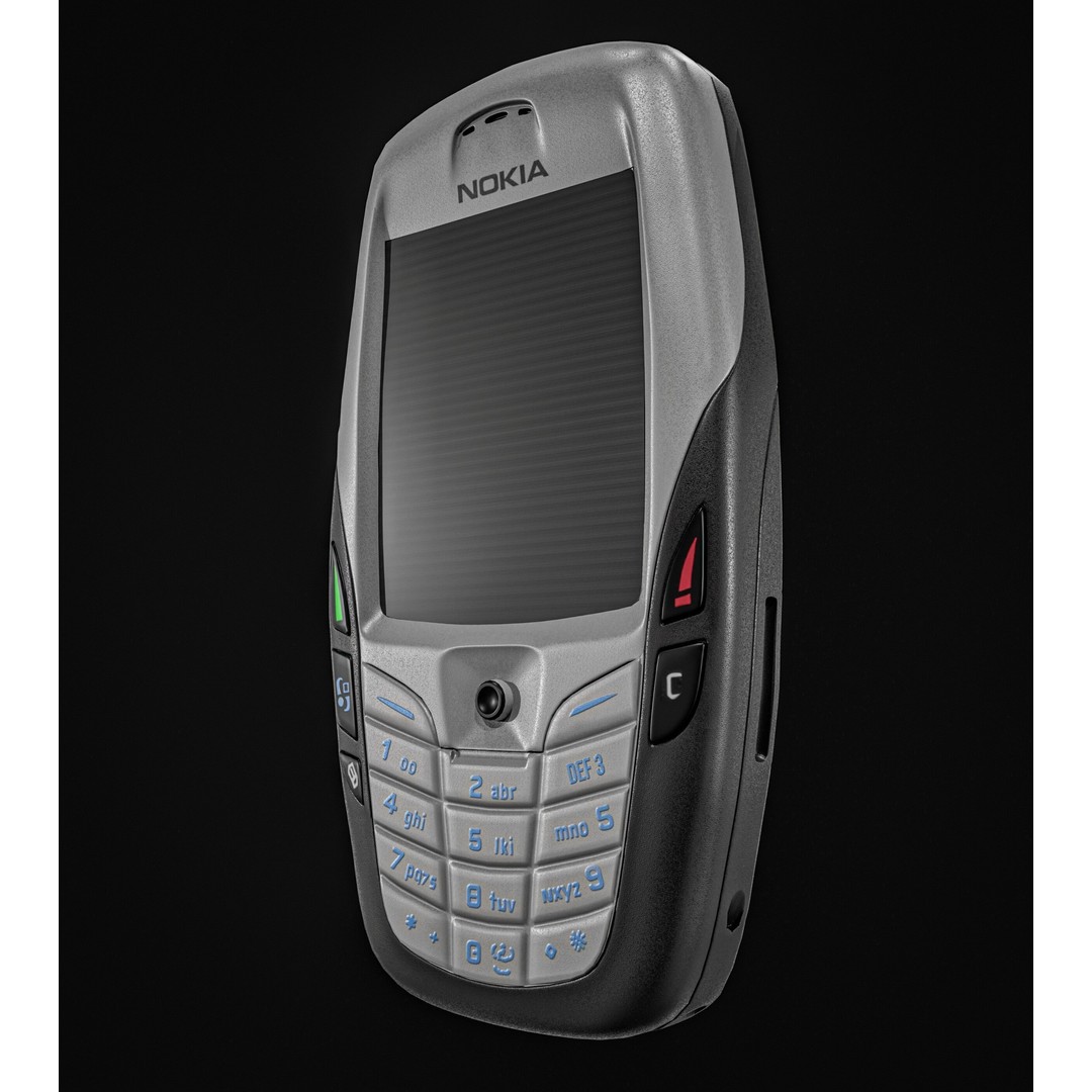 Nokia 6600 Phone 3D Model – Low Poly PBR Game Asset, FBX & Blender - View 16