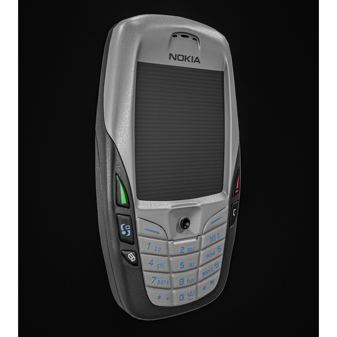 Nokia 6600 Phone 3D Model – Low Poly PBR Game Asset, FBX & Blender - View 17