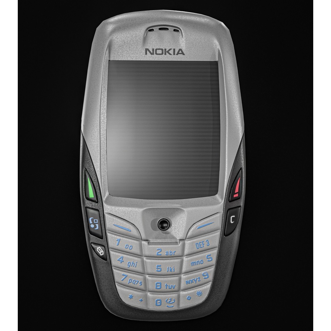 Nokia 6600 Phone 3D Model – Low Poly PBR Game Asset, FBX & Blender - View 18