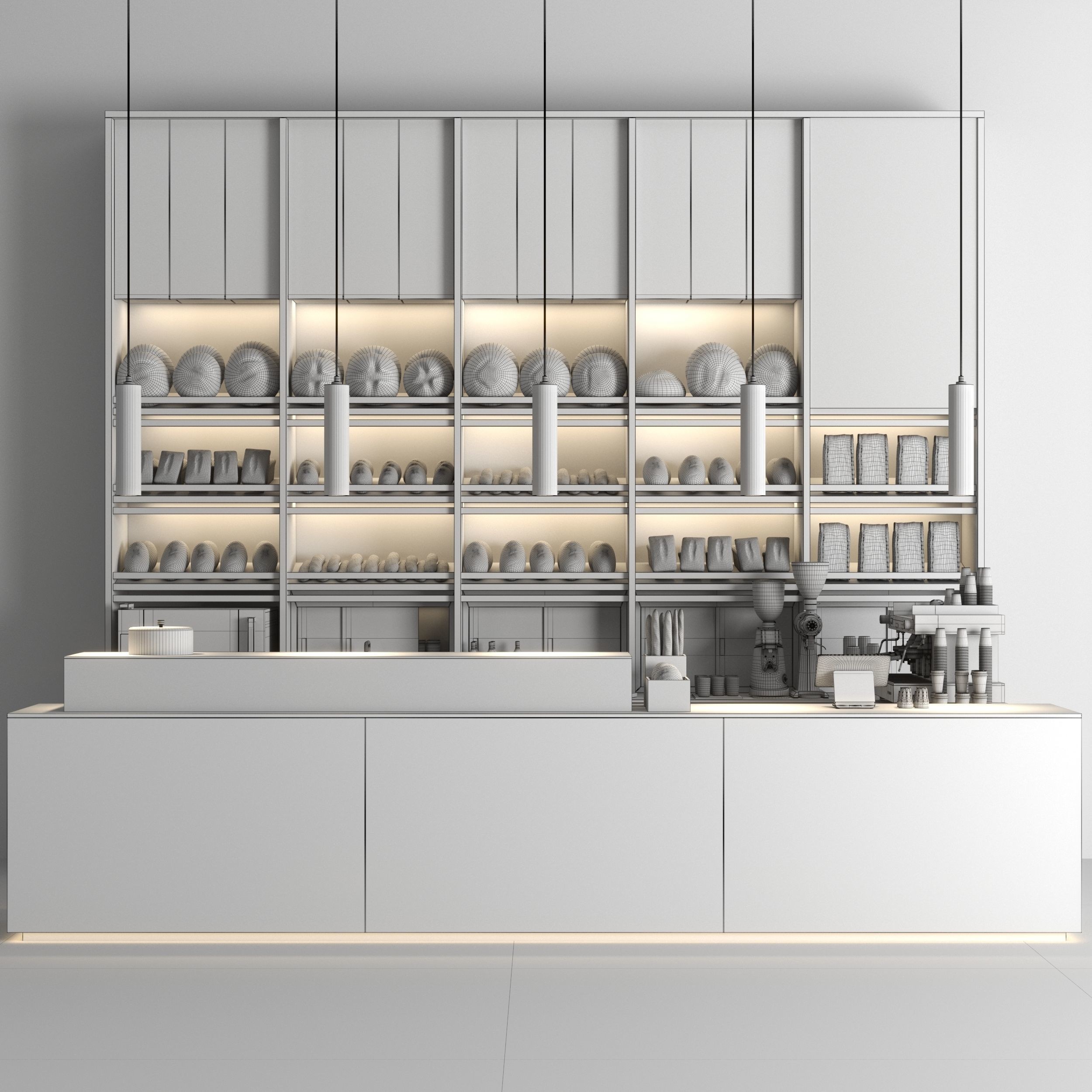 Cafe Bakery 02 - PBR Game-Ready 3D Model