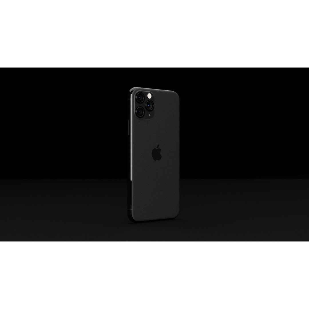 Apple iPhone 11 3D Model – Low Poly Game Asset, FBX, PBR Textures - View 15