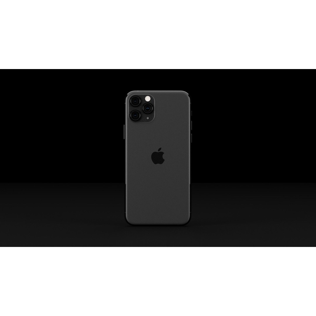 Apple iPhone 11 3D Model – Low Poly Game Asset, FBX, PBR Textures - View 16