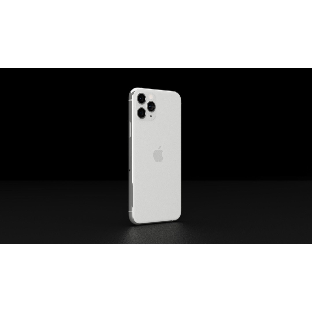 Apple iPhone 11 3D Model – Low Poly Game Asset, FBX, PBR Textures - View 19