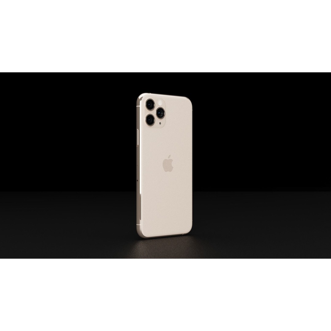 Apple iPhone 11 3D Model – Low Poly Game Asset, FBX, PBR Textures - View 21