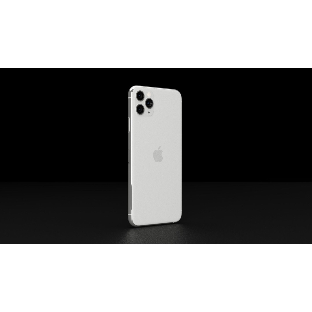 Apple iPhone 11 3D Model – Low Poly Game Asset, FBX, PBR Textures - View 24