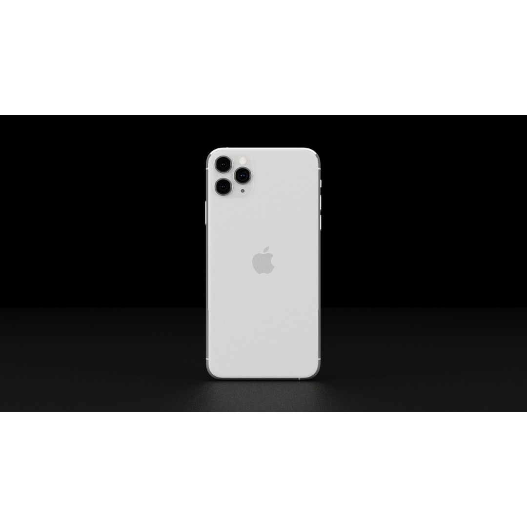 Apple iPhone 11 3D Model – Low Poly Game Asset, FBX, PBR Textures - View 26