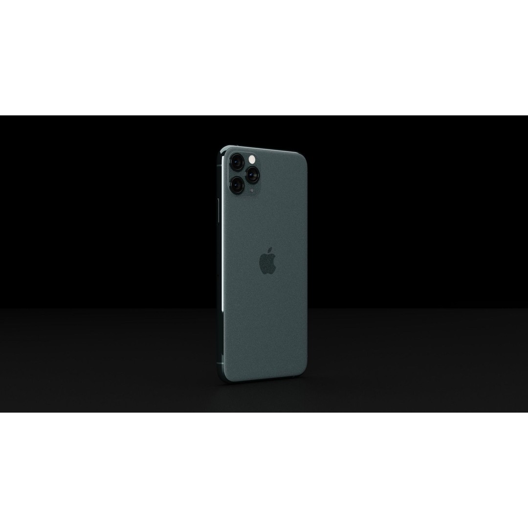 Apple iPhone 11 3D Model – Low Poly Game Asset, FBX, PBR Textures - View 27