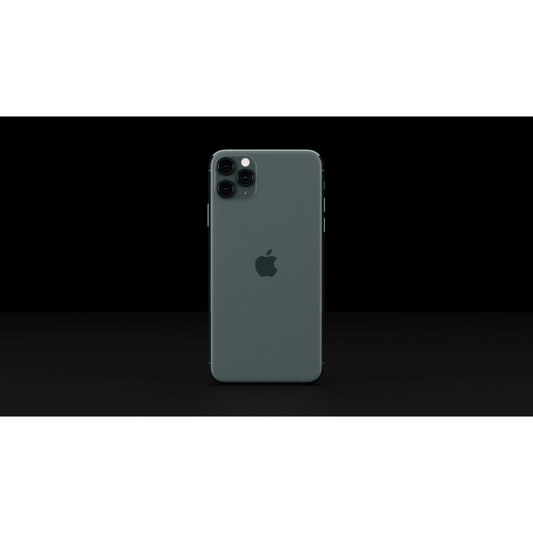 Apple iPhone 11 3D Model – Low Poly Game Asset, FBX, PBR Textures - View 28