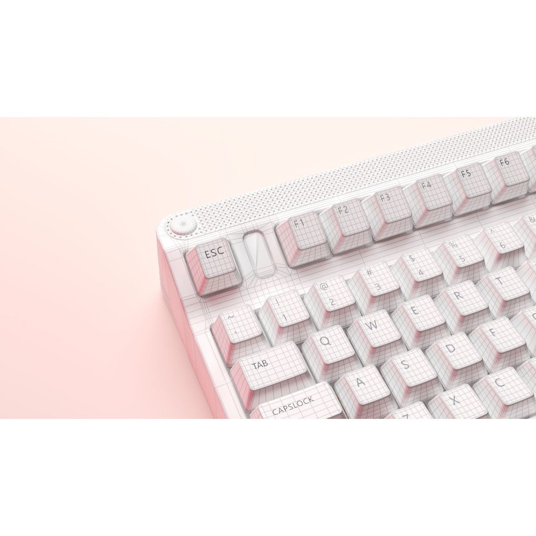 Mechanical Keyboard IQUNIX A80 3D Model – High Poly Game Asset, FBX, OBJ - View 14