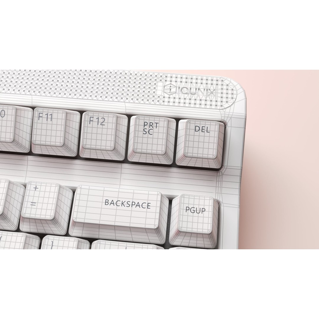Mechanical Keyboard IQUNIX A80 3D Model – High Poly Game Asset, FBX, OBJ - View 15