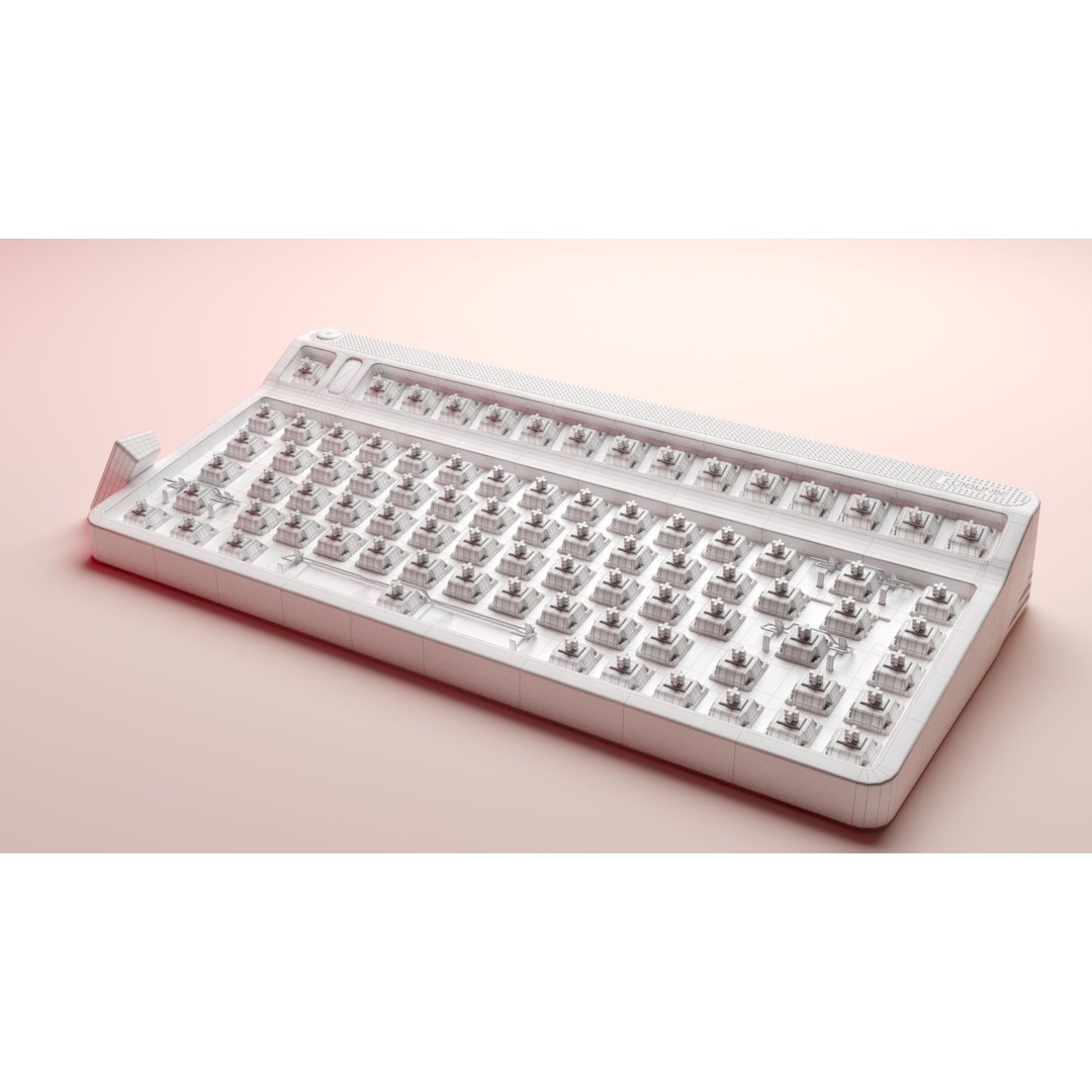Mechanical Keyboard IQUNIX A80 3D Model – High Poly Game Asset, FBX, OBJ - View 16