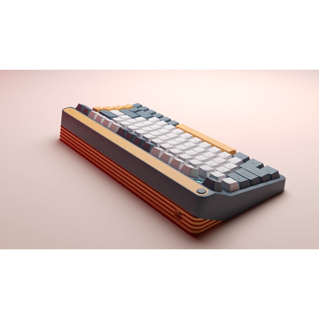 Mechanical Keyboard IQUNIX A80 3D Model – High Poly Game Asset, FBX, OBJ - View 5