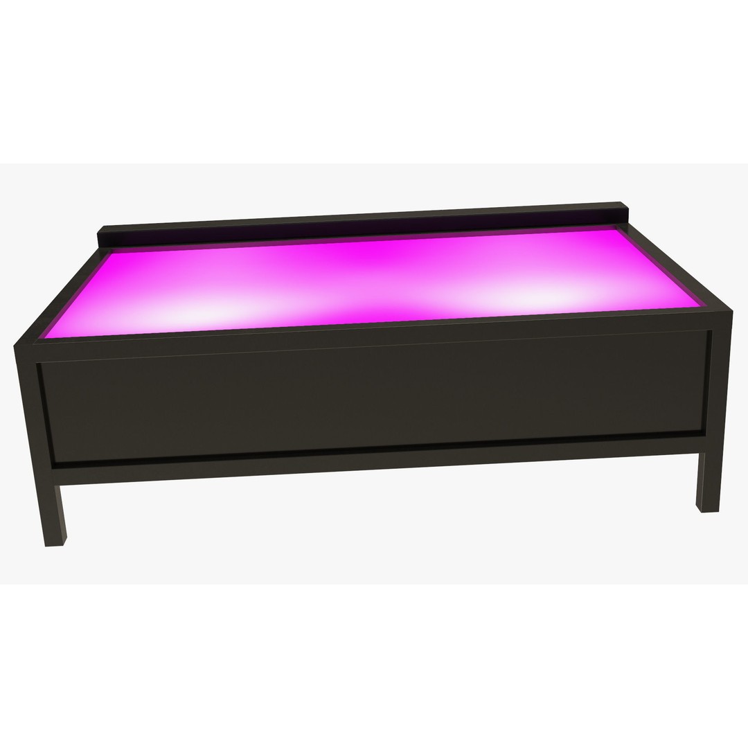 DJ Console 3D Model – Modern Mixer with Purple Lighting, PBR Textures - View 15