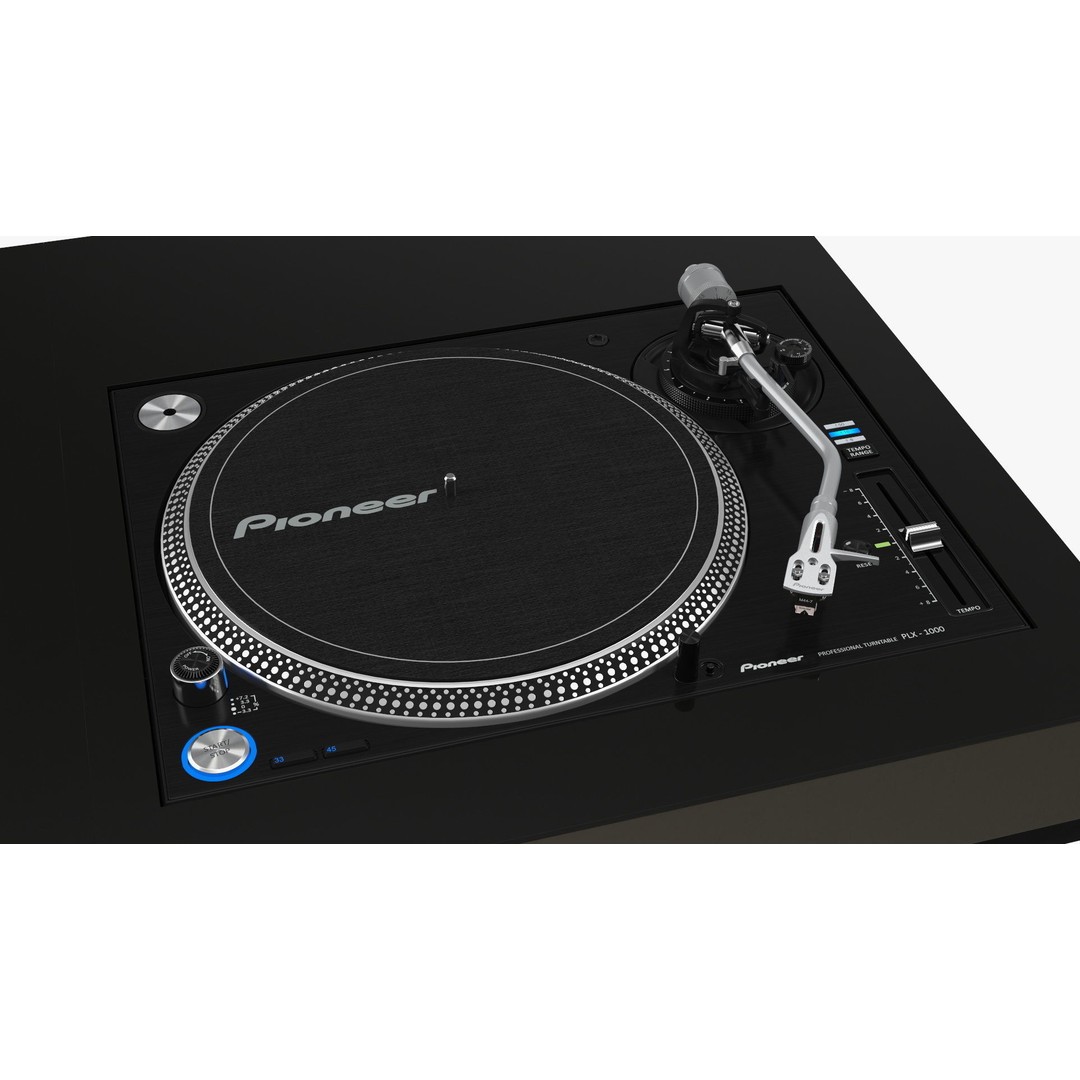 DJ Console 3D Model – Modern Mixer with Purple Lighting, PBR Textures - View 19