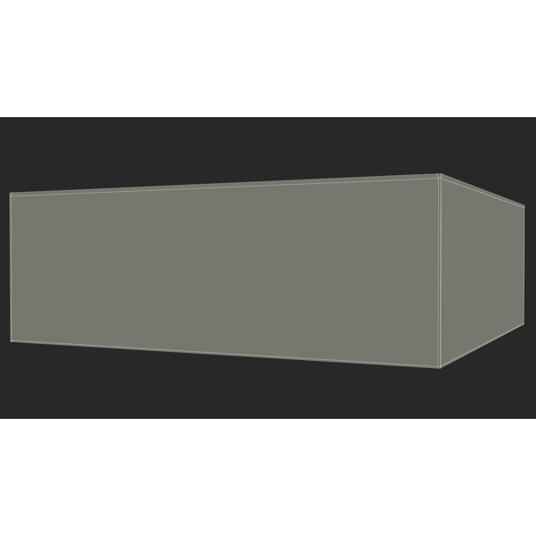 Box AirPods 3D Model – High Quality Cardboard Packaging, FBX