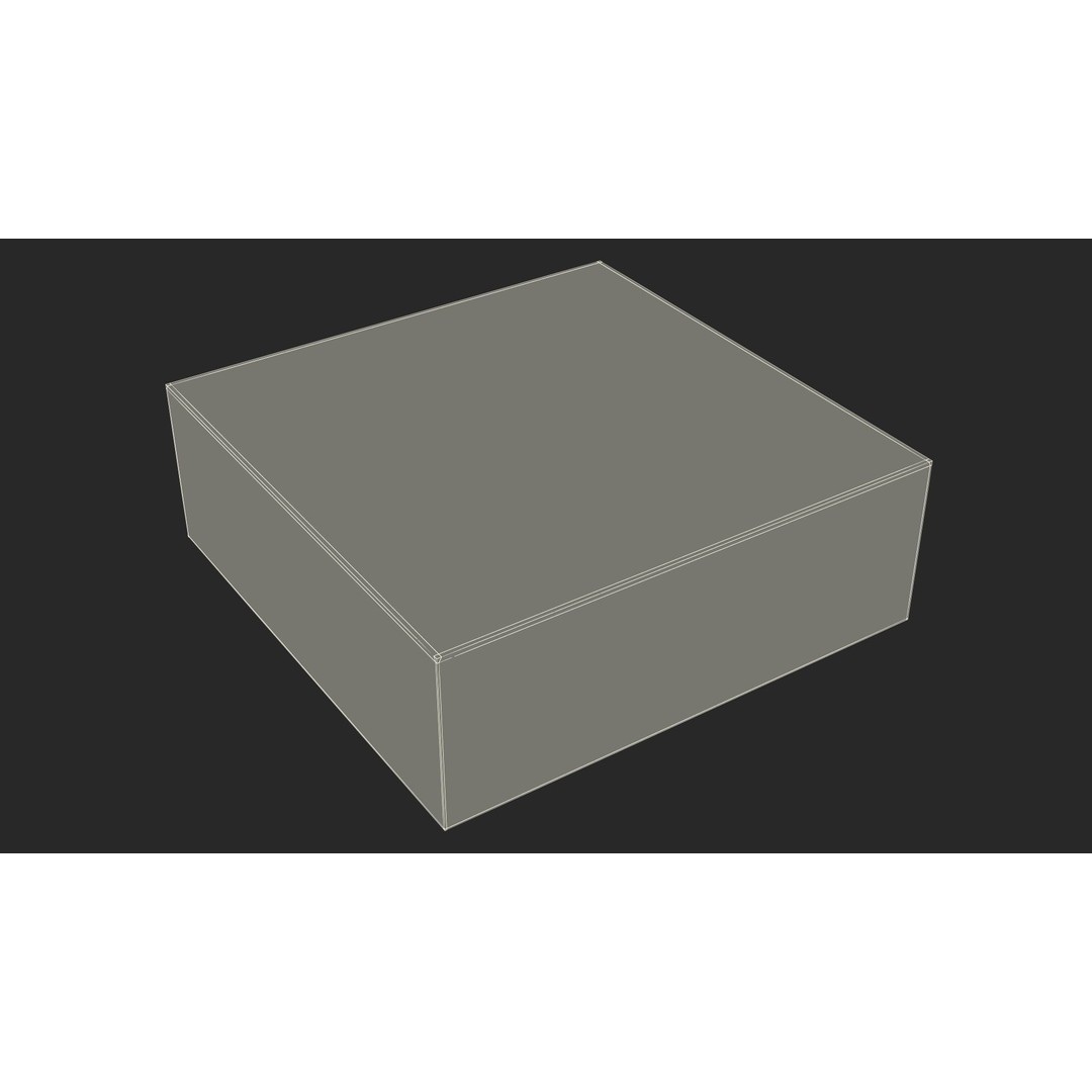 Box AirPods 3D Model – High Quality Cardboard Packaging, FBX - View 24