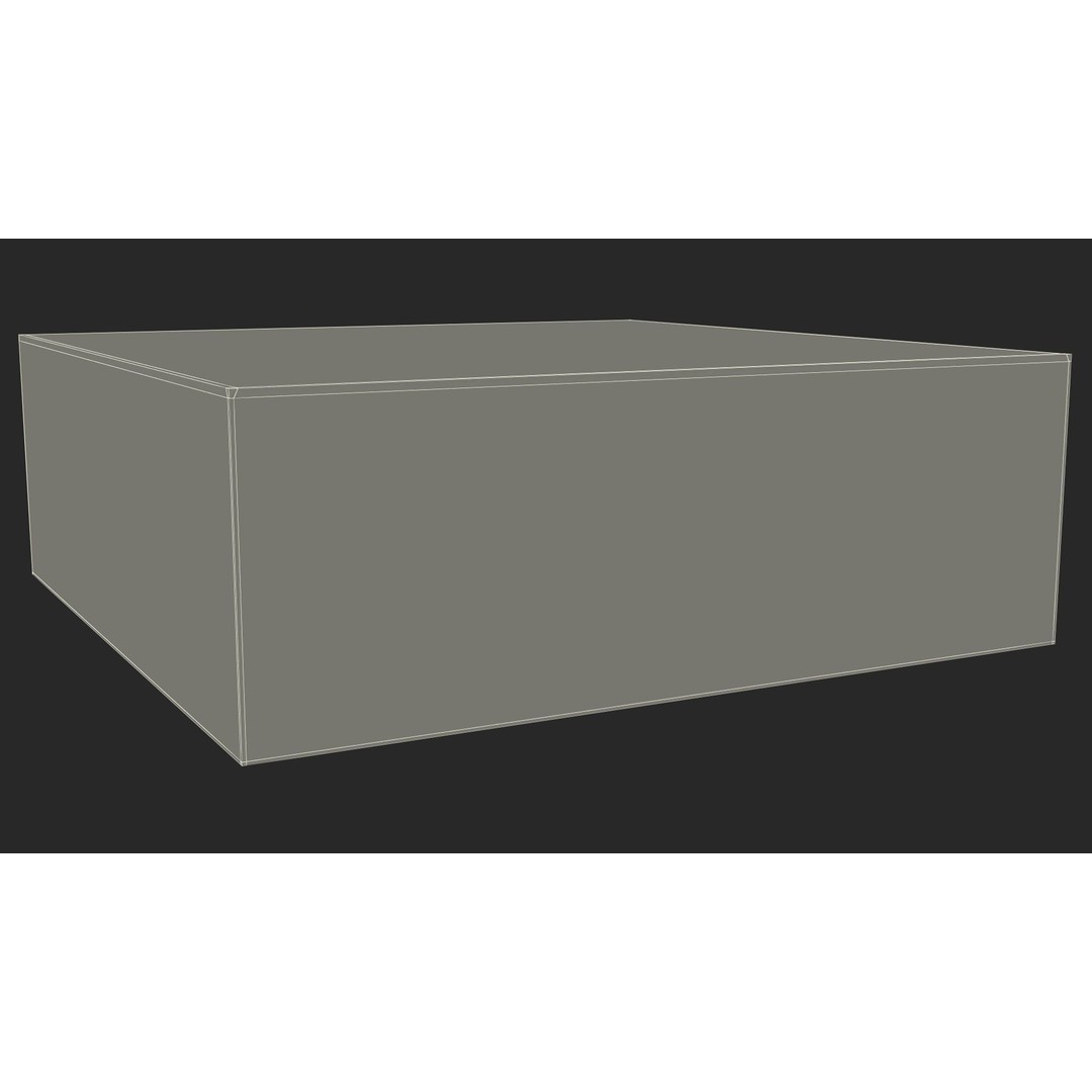 Box AirPods 3D Model – High Quality Cardboard Packaging, FBX - View 25