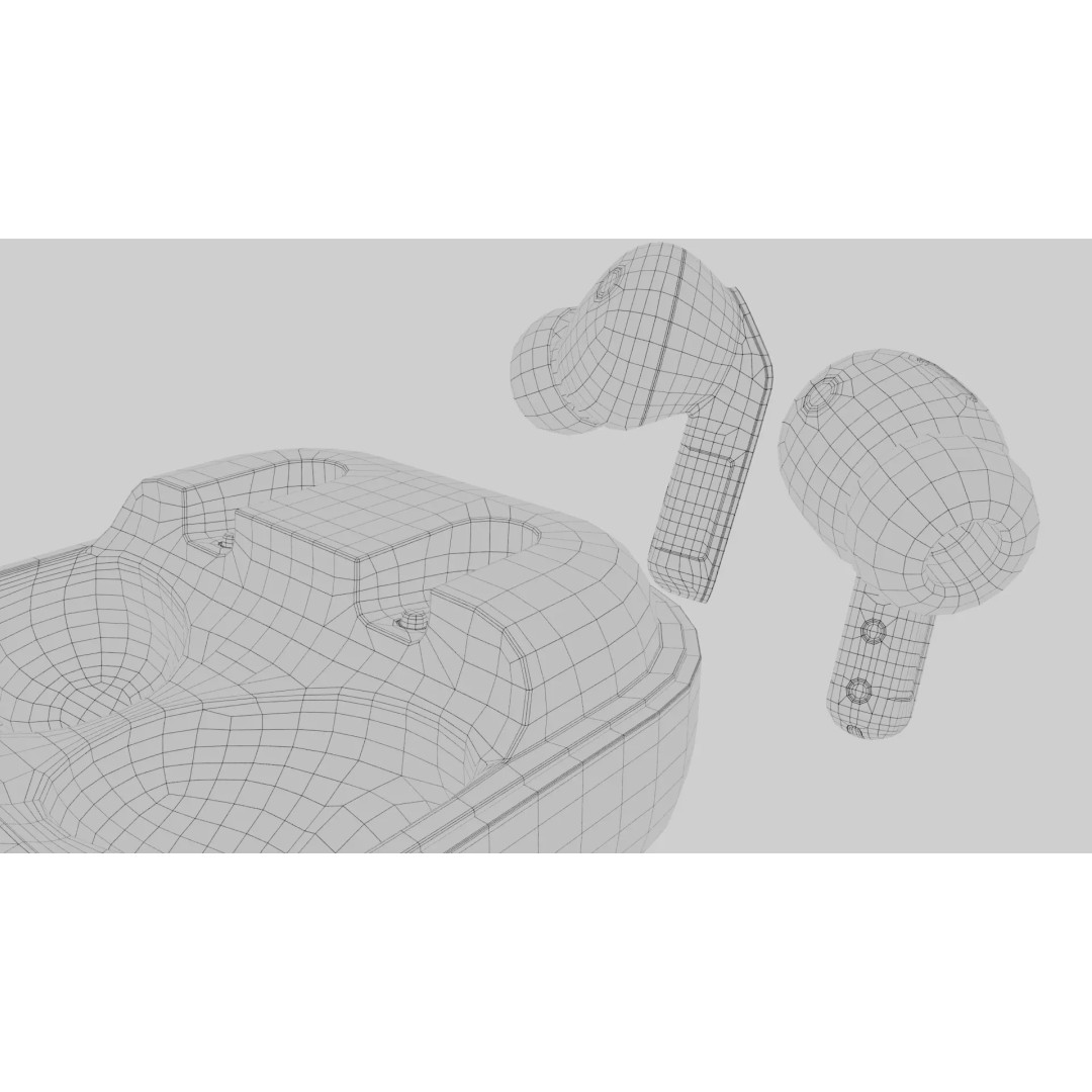 Samsung Galaxy Buds 4 Pro 3D Model – High Poly PBR Asset, FBX, Blender - View 19
