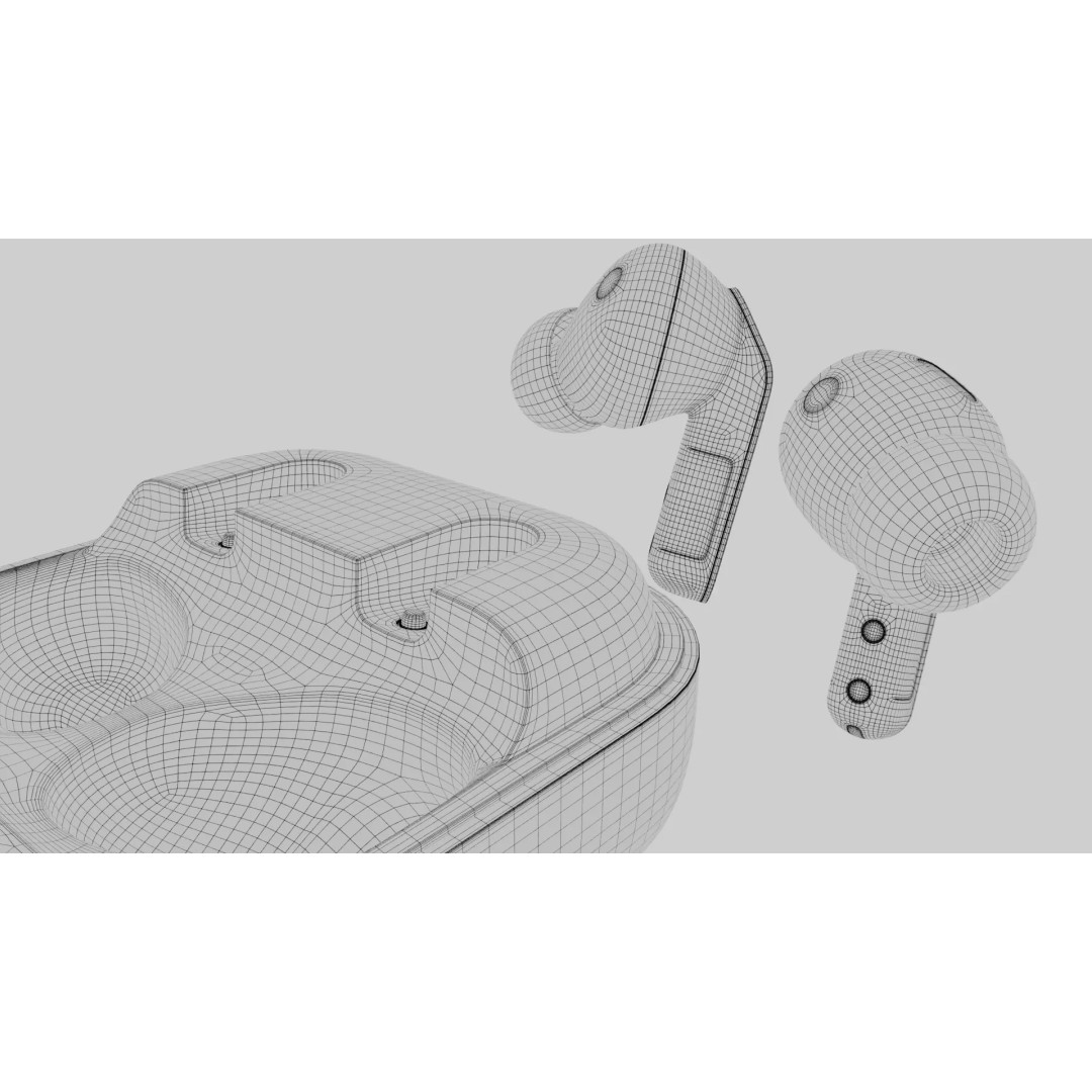 Samsung Galaxy Buds 4 Pro 3D Model – High Poly PBR Asset, FBX, Blender - View 20